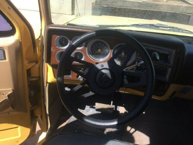 1982 Yellow Chevrolet C-10 Standard Cab Pickup