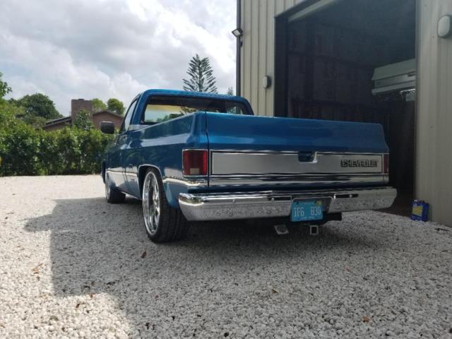 1982 blue Chevrolet C-10