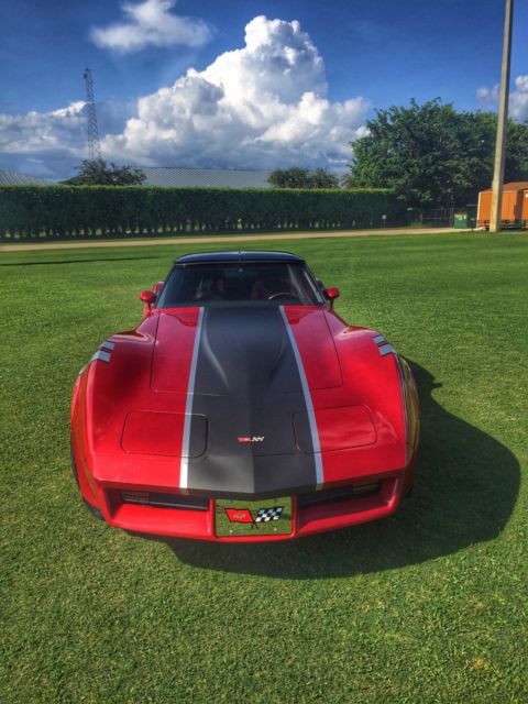 1982 Red Chevrolet Corvette Coupe