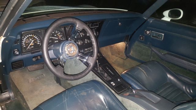 1982 Blue Chevrolet Corvette Coupe