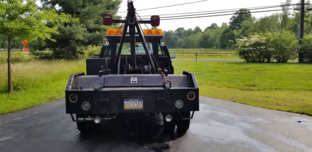 1982 Black Chevrolet Silverado 3500 Cab Chassis Tow Truck