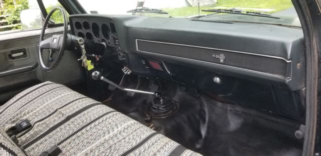 1982 Black Chevrolet Silverado 3500 Cab Chassis Tow Truck
