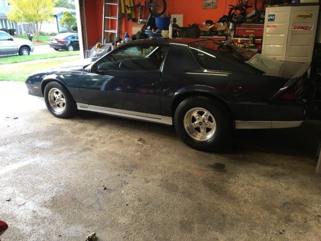 1982 Blue Chevrolet Camaro Coupe