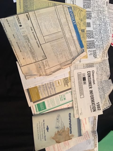 1982 Blue Chevrolet Camaro Coupe