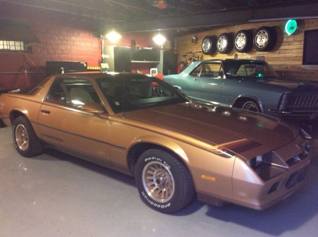 1982 Gold Chevrolet Camaro Hatchback
