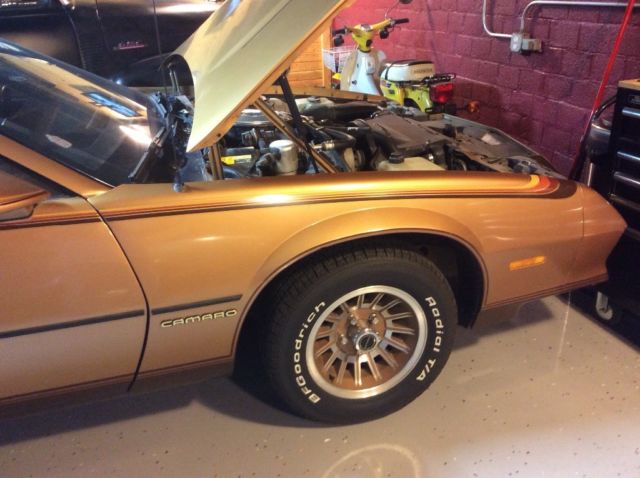1982 Gold Chevrolet Camaro Hatchback
