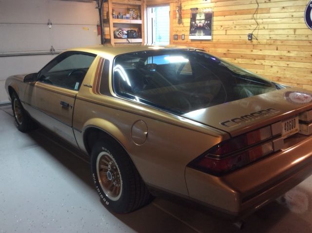 1982 Gold Chevrolet Camaro Hatchback