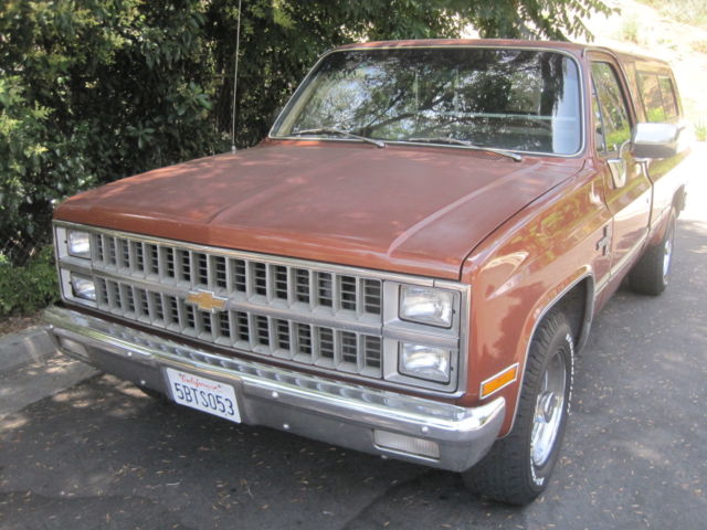 1982 Brown Chevrolet C/K Pickup 2500 Crew Cab Pickup