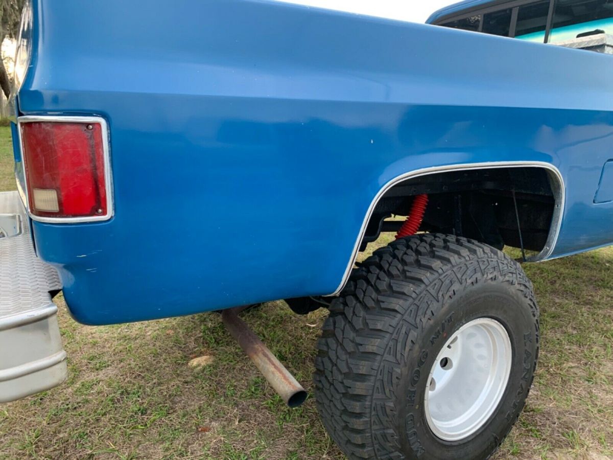 1982 Blue Chevrolet Silverado 1500 Standard Cab Pickup