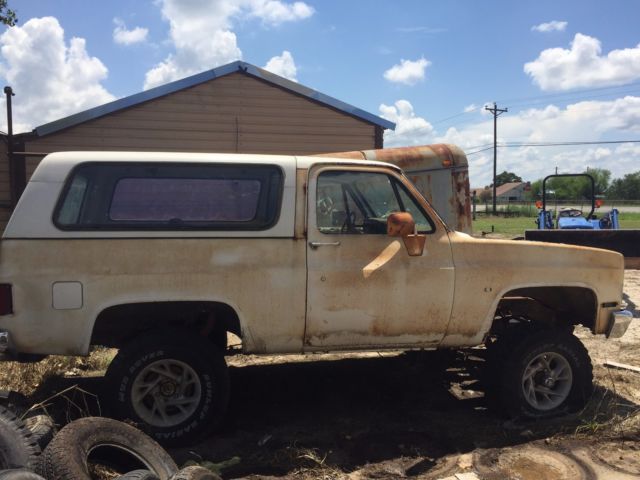 1982 White Chevrolet Blazer