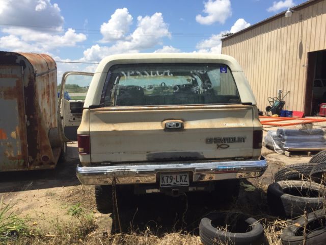 1982 White Chevrolet Blazer