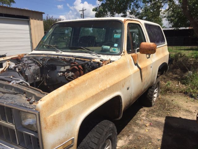 1982 White Chevrolet Blazer