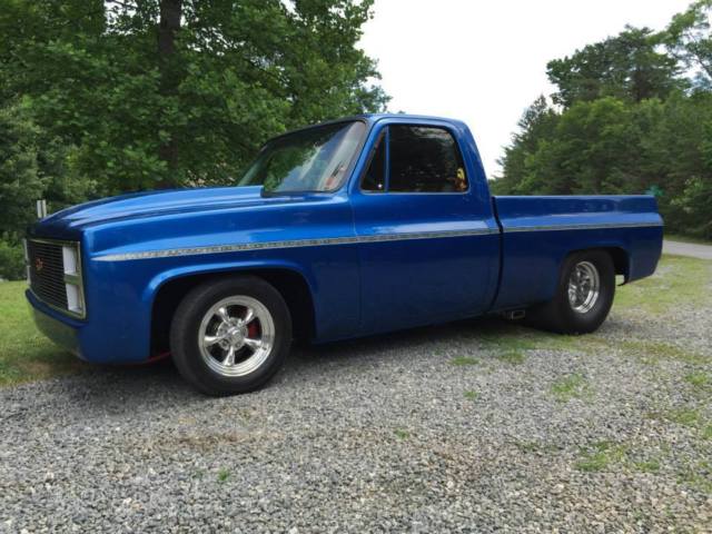 1982 Blue Chevrolet C-10 Standard Cab Pickup