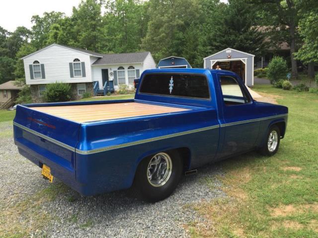 1982 Blue Chevrolet C-10 Standard Cab Pickup