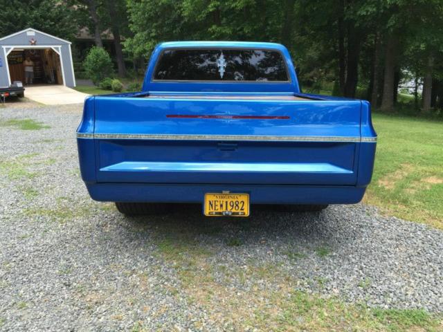 1982 Blue Chevrolet C-10 Standard Cab Pickup