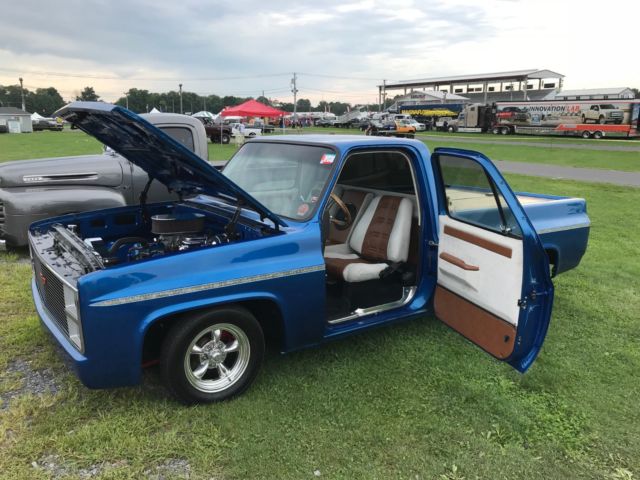 1982 Blue Chevrolet C-10 Standard Cab Pickup