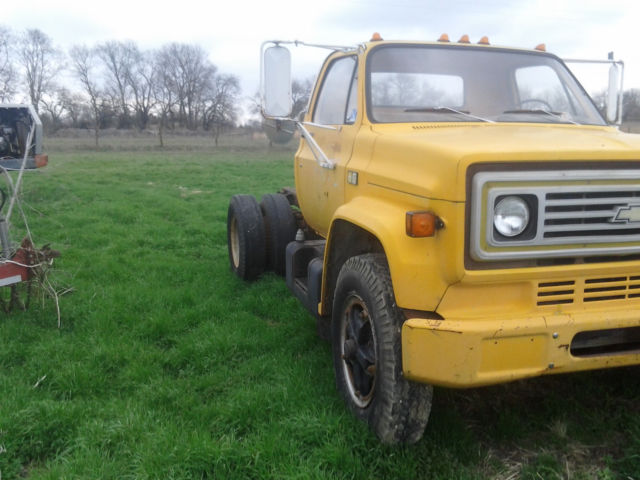 1982 Yellow Chevrolet C 70 Cab & Chassis
