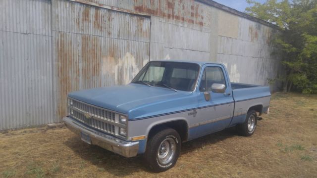 1982 Black Chevrolet C-10 Standard Cab Pickup