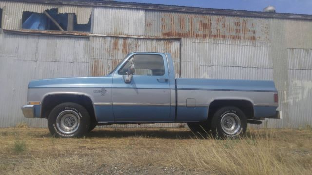 1982 Black Chevrolet C-10 Standard Cab Pickup