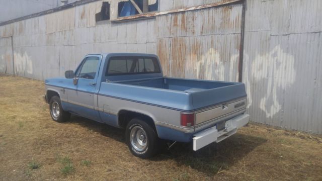 1982 Black Chevrolet C-10 Standard Cab Pickup
