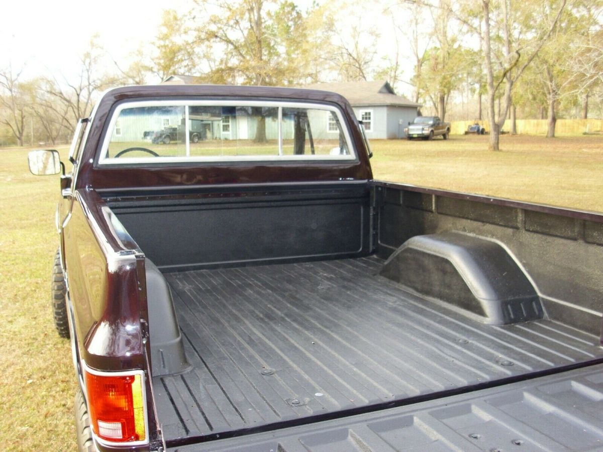 1982 Black Cherry Chevrolet C/K Pickup 1500 Standard Cab Pickup