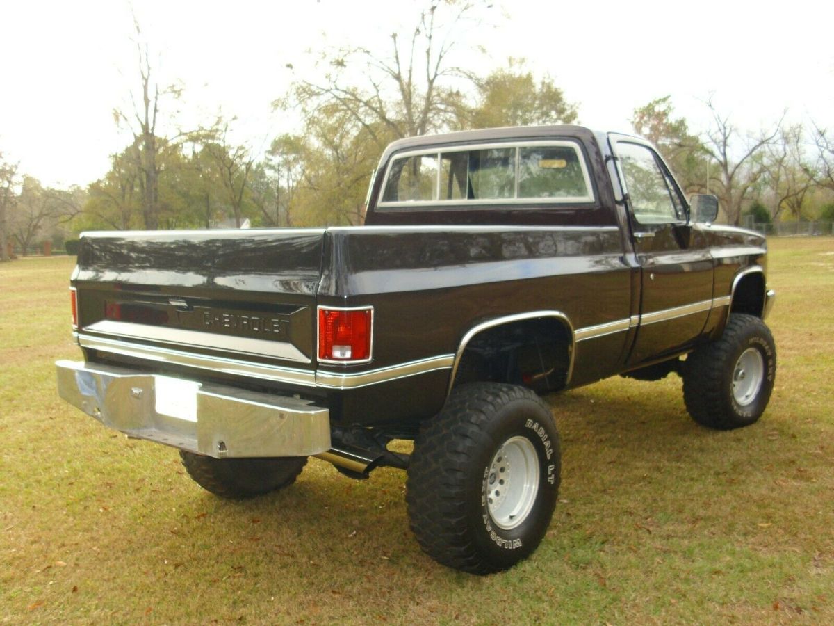 1982 Black Cherry Chevrolet C/K Pickup 1500 Standard Cab Pickup