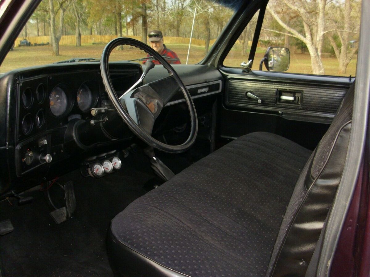 1982 Black Cherry Chevrolet C/K Pickup 1500 Standard Cab Pickup