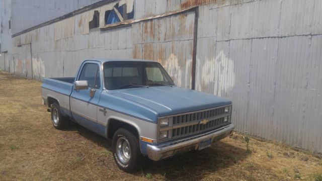 1982 Black Chevrolet C-10 Standard Cab Pickup