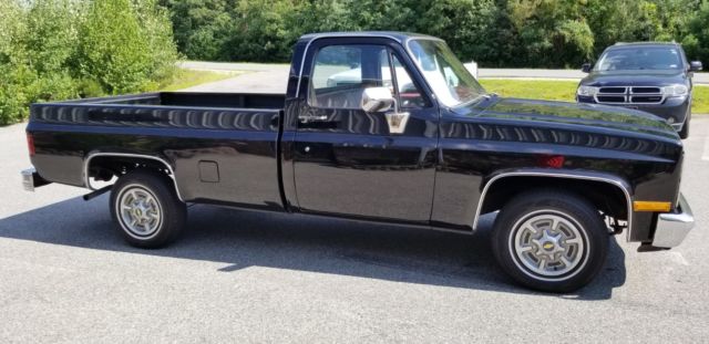1982 Black Chevrolet C-10