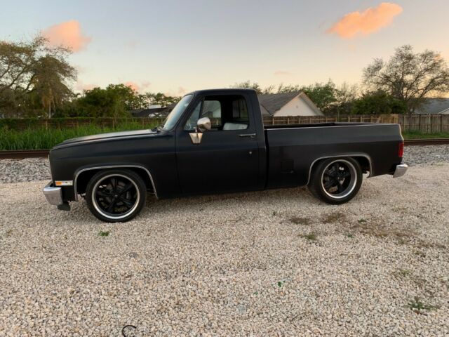 1982 Black Chevrolet C-10 short bed
