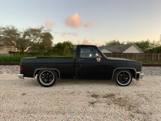 1982 Black Chevrolet C-10 short bed
