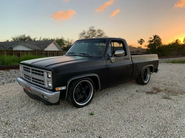 1982 Black Chevrolet C-10 short bed
