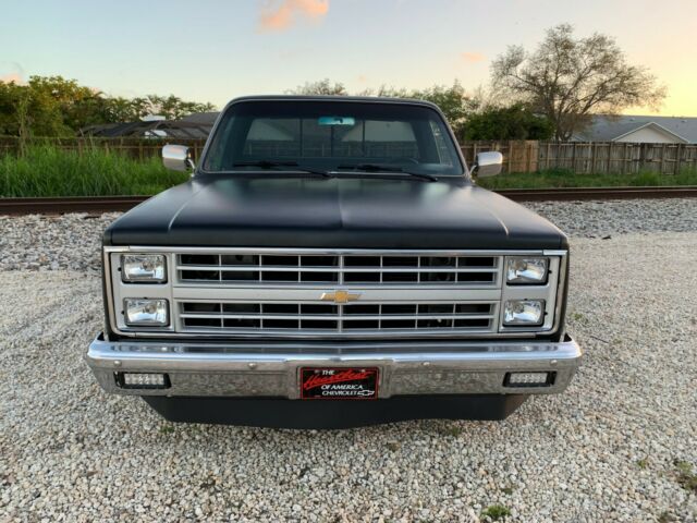 1982 Black Chevrolet C-10 short bed