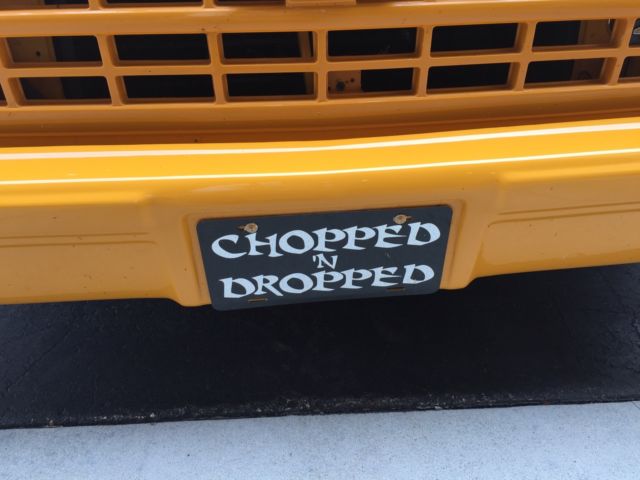 1982 Yellow Chevrolet C-10 STEPSIDE