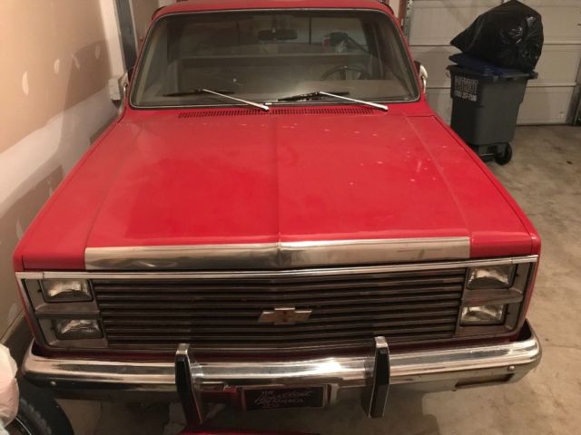 1982 Red Chevrolet Other Pickups Standard Cab Pickup