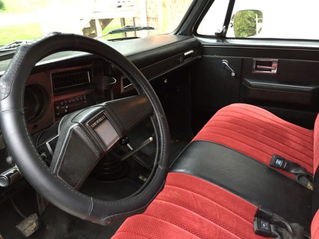 1982 Black Chevrolet C-10 Standard Cab Pickup