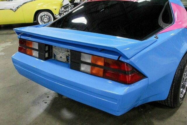 1982 Blue Chevrolet Camaro --