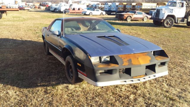 1982 blue Chevrolet Camaro Z28-T-top