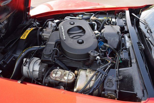 1982 Red Chevrolet Corvette --