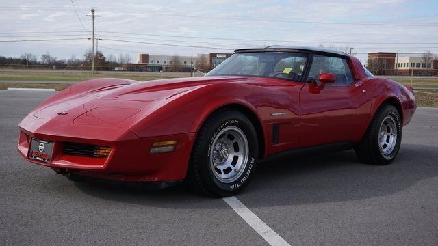 1982 Red Chevrolet Corvette Coupe