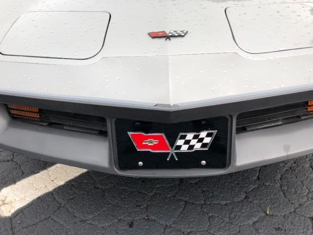 1982 Silver Chevrolet Corvette Coupe