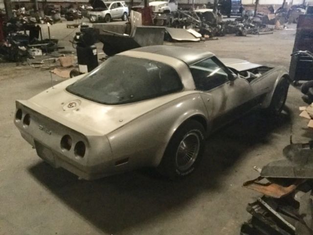 1982 CORVETTE BEIGE Chevrolet Corvette Coupe