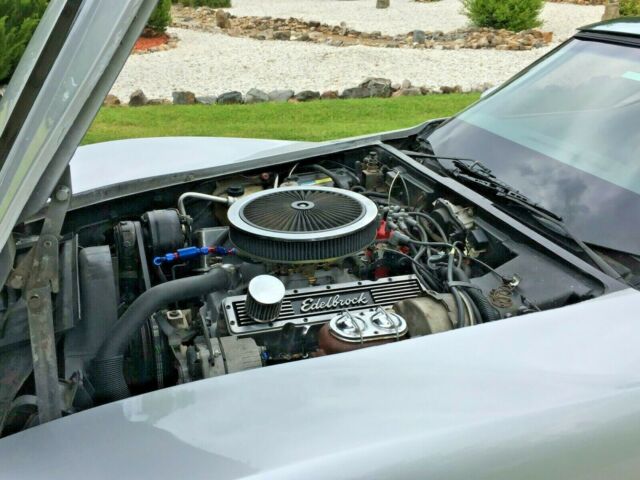 1982 Silver Chevrolet Corvette Fastback
