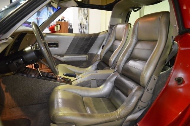 1982 Red Chevrolet Corvette --