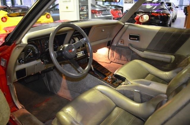 1982 Red Chevrolet Corvette --