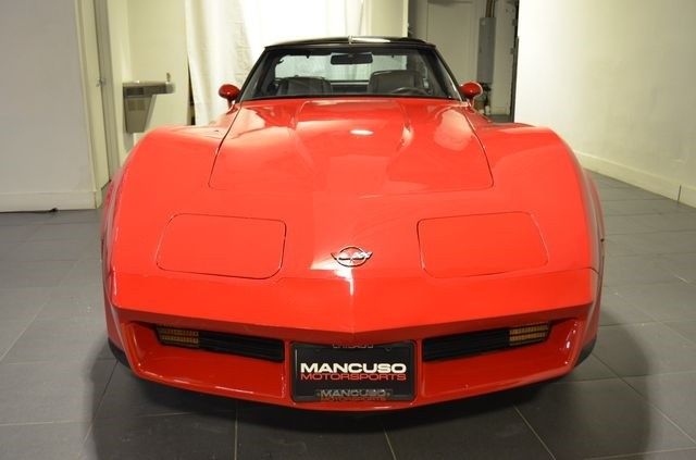 1982 Red Chevrolet Corvette --