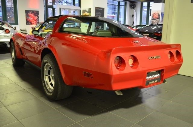 1982 Red Chevrolet Corvette --