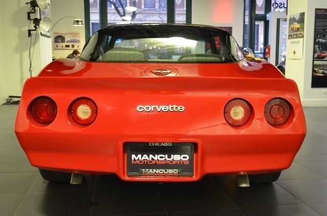 1982 Red Chevrolet Corvette --