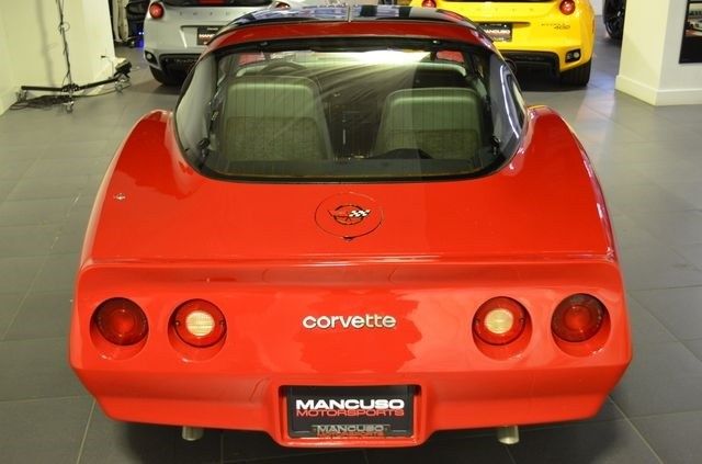 1982 Red Chevrolet Corvette --