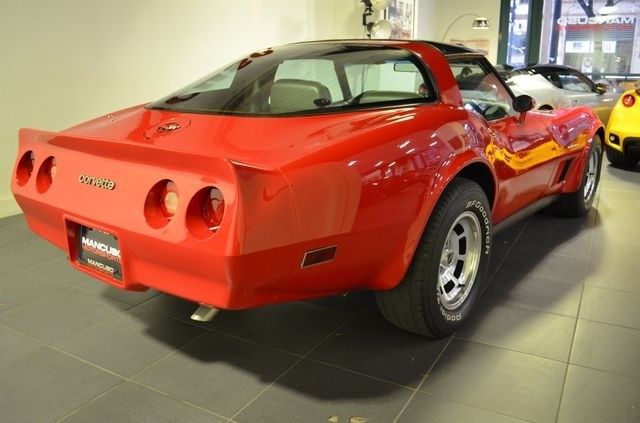 1982 Red Chevrolet Corvette --